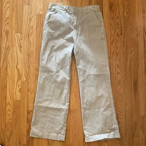 AMO sz 31 Mens khaki pants four pockets zip fly beige great condition